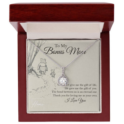 Gift To Bonus Mom - Eternal Hope Necklace - White Gold With Cubic Zirconia