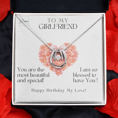 Gift To Girlfriend - Lucky In Love Necklace - Luxury Gift Box Choice