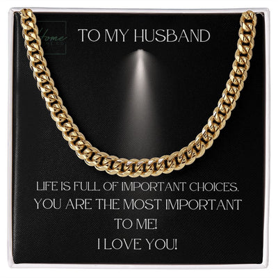 Gift To Husband - Cuban Link Chain
