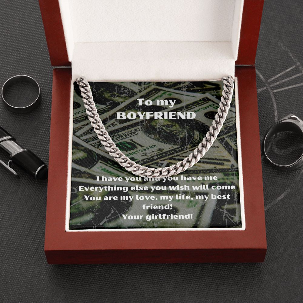 Gift For Boyfriend - Cuban Link Chain