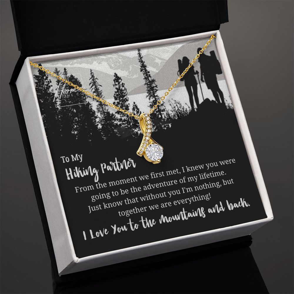Gift For Girlfriend  - Alluring Beauty Necklace - White & Yellow Gold Variants