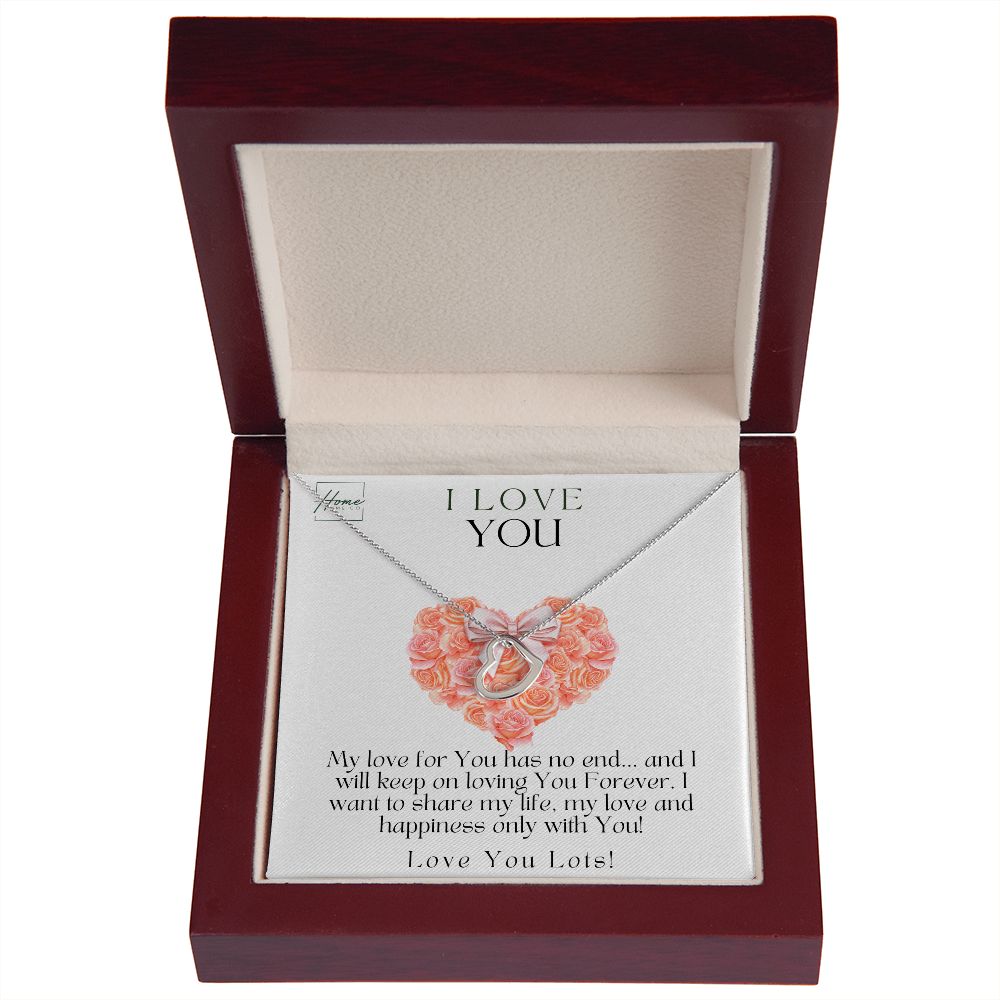 I Love You Gift - Gift For Her - Delicate Heart Necklace