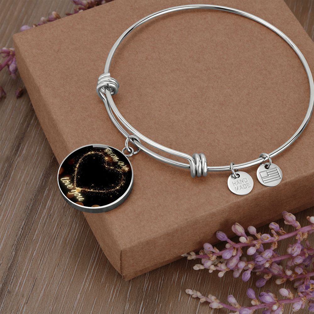 Gift To Wife - Circle Bangle - Silver & Gold Variants