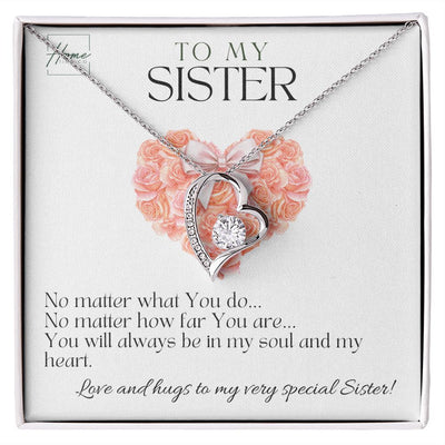 Gift To Sister - Forever Love Necklace