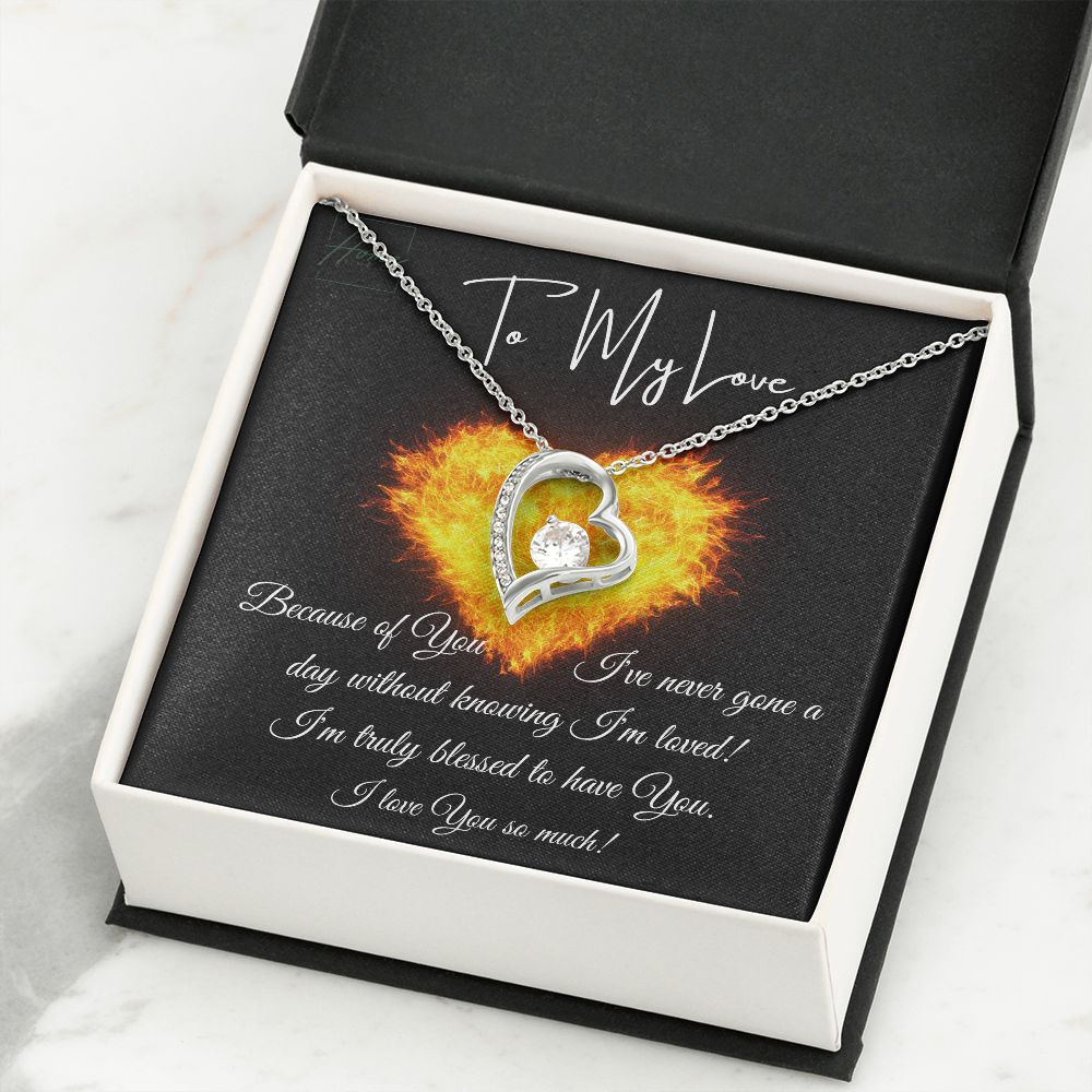 To My Love, Gift To Loved One, Forever Love Necklace, Valentines Day Gift
