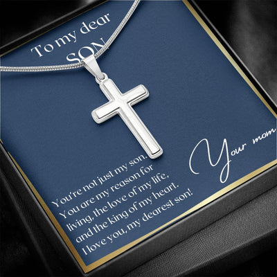 Gift For Son - Stainless Cross Necklace