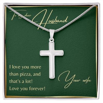 Gift To Husband - Stainless Cross Necklace