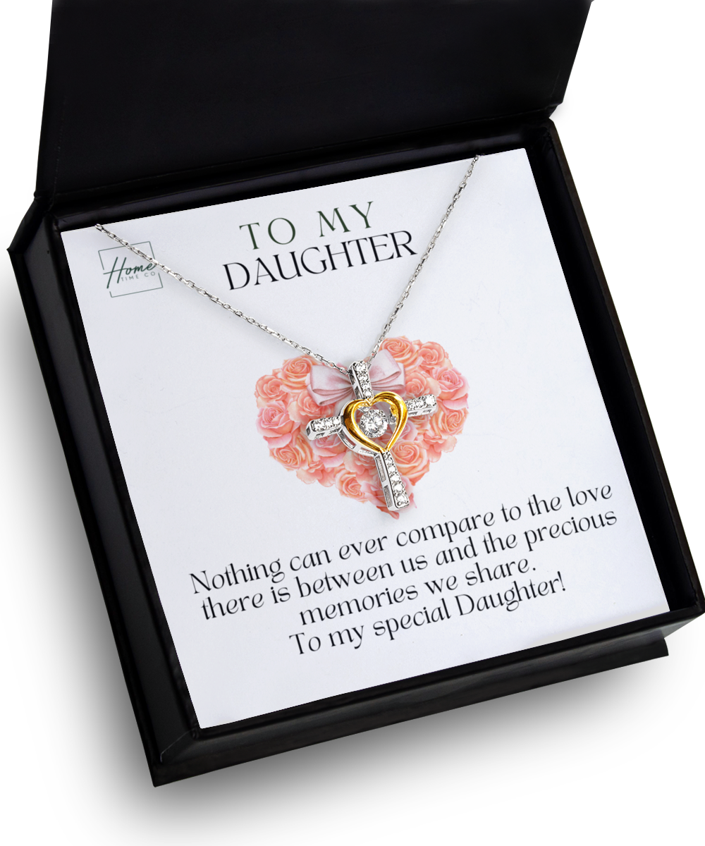 Gift To Daughter - Cross Dancing Necklace - Luxury Gift Box Choice