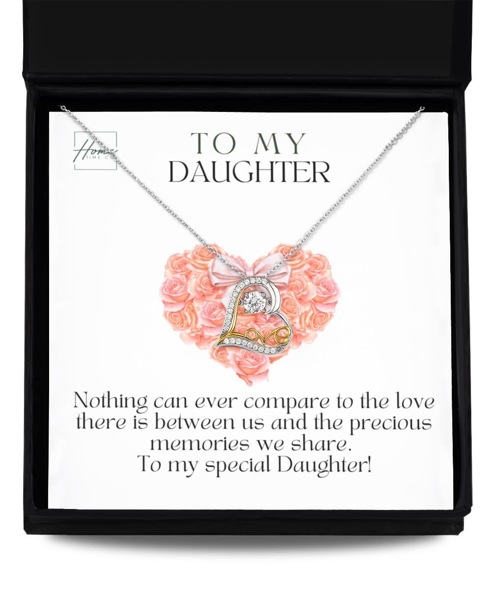 Gift To Daughter - Love Dancing Necklace - Luxury Gift Box Choice