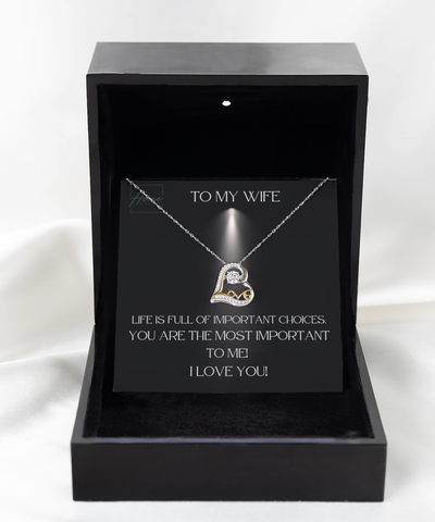 Gift To Wife - Love Dancing Necklace