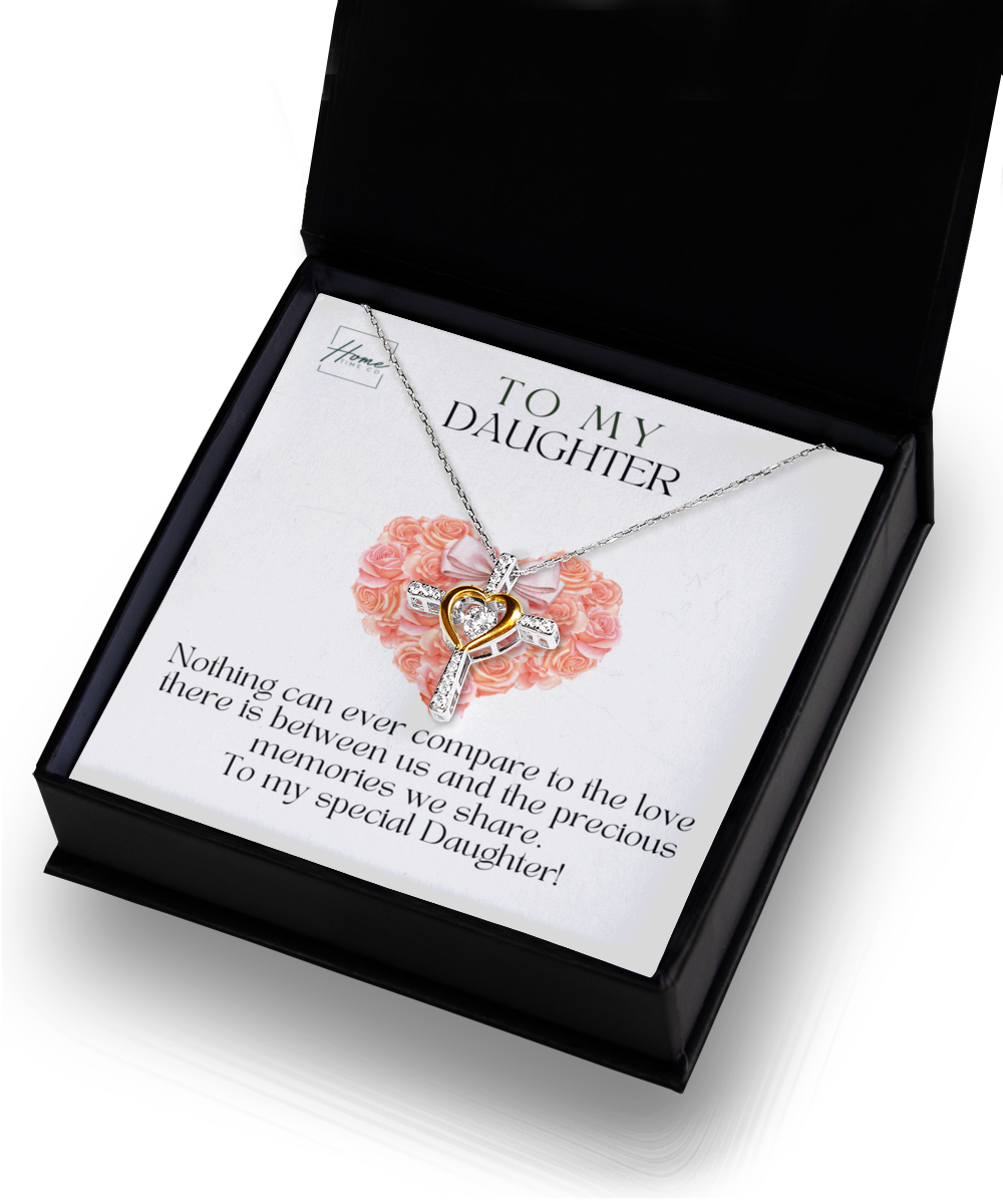 Gift To Daughter - Cross Dancing Necklace - Luxury Gift Box Choice