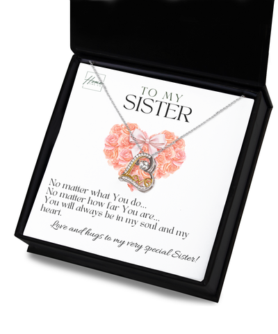 Gift To Sister - Love Dancing Necklace