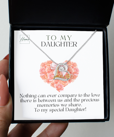 Gift To Daughter - Love Dancing Necklace - Luxury Gift Box Choice