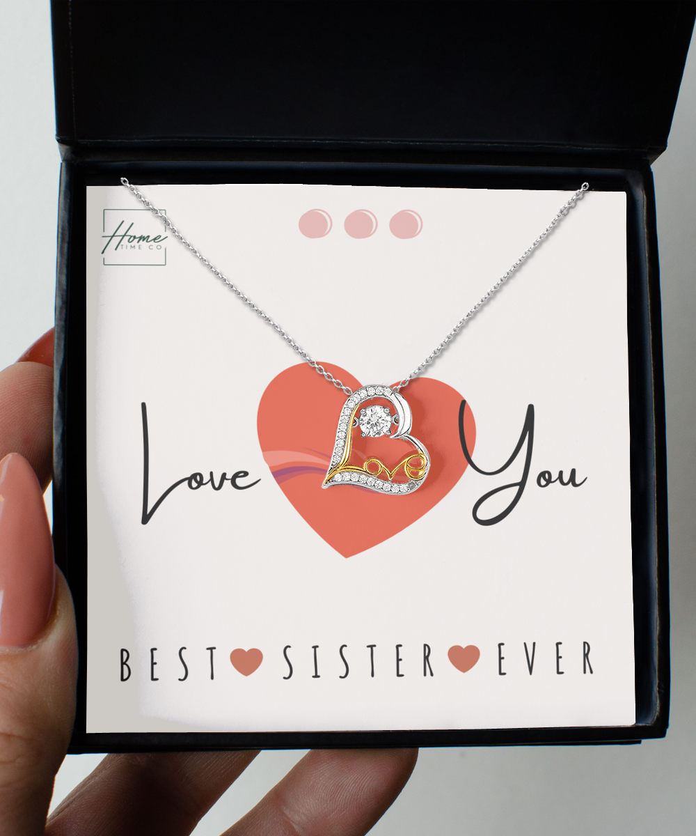 Gift To Sister - Heart Necklace