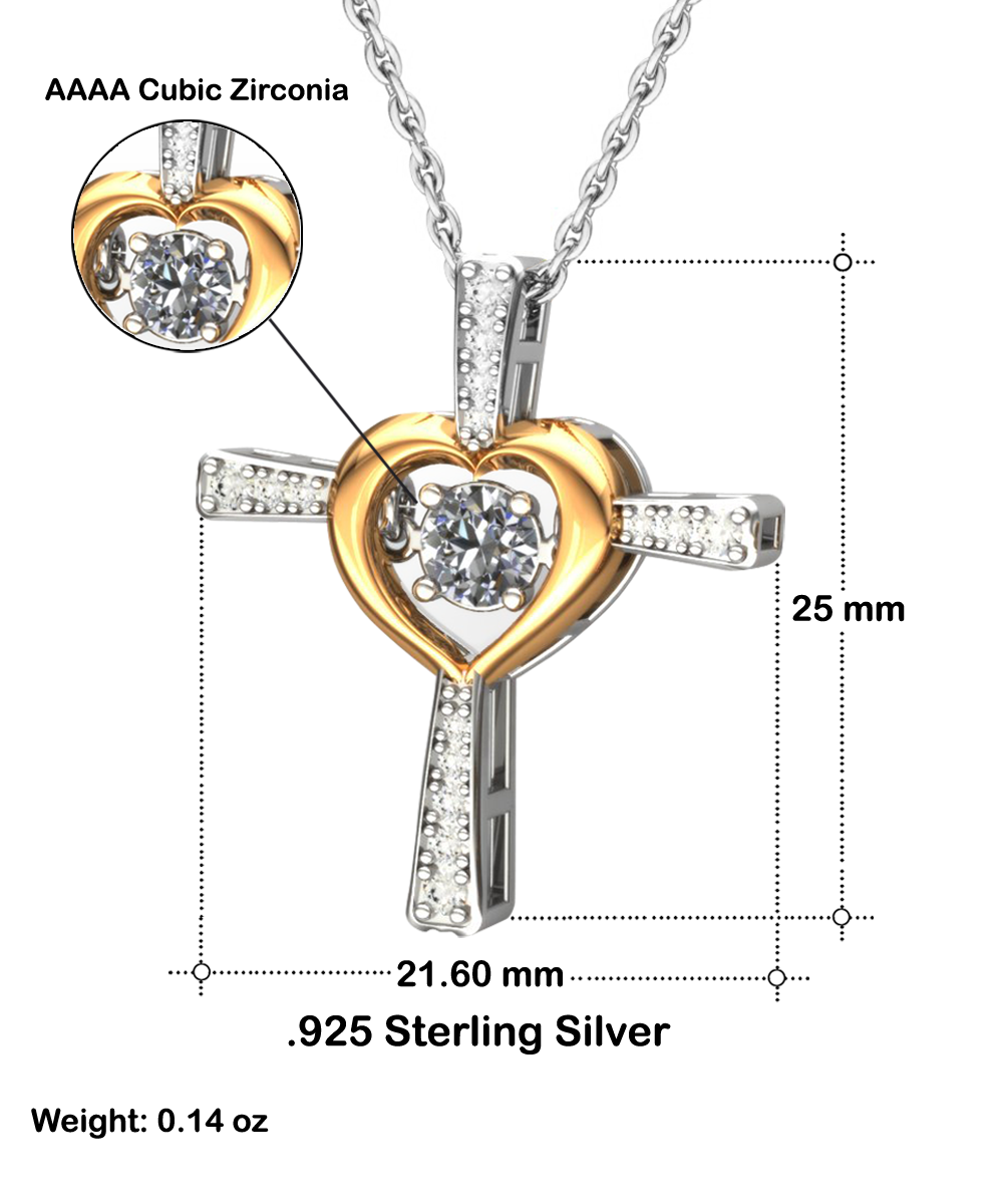 Gift To Wife - Cross Dancing Necklace